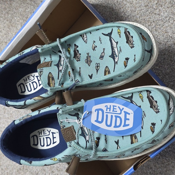 Hey Dude Mens Wally Marlin Slip On Shoes main image 9